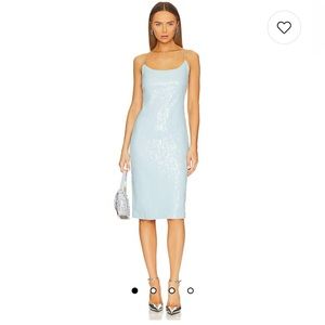 Amanda Uprichard Talena Dress in Iceberg
